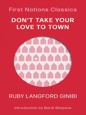 cover image of Don't Take Your Love to Town